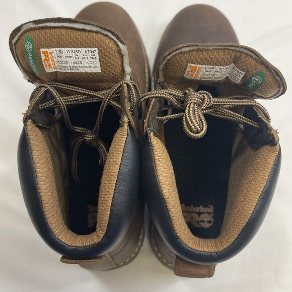 Timberland PRO Work Boot Men's 10.5 Gritstone 6" Steel Toe Waterproof Insulated - Picture 8 of 9
